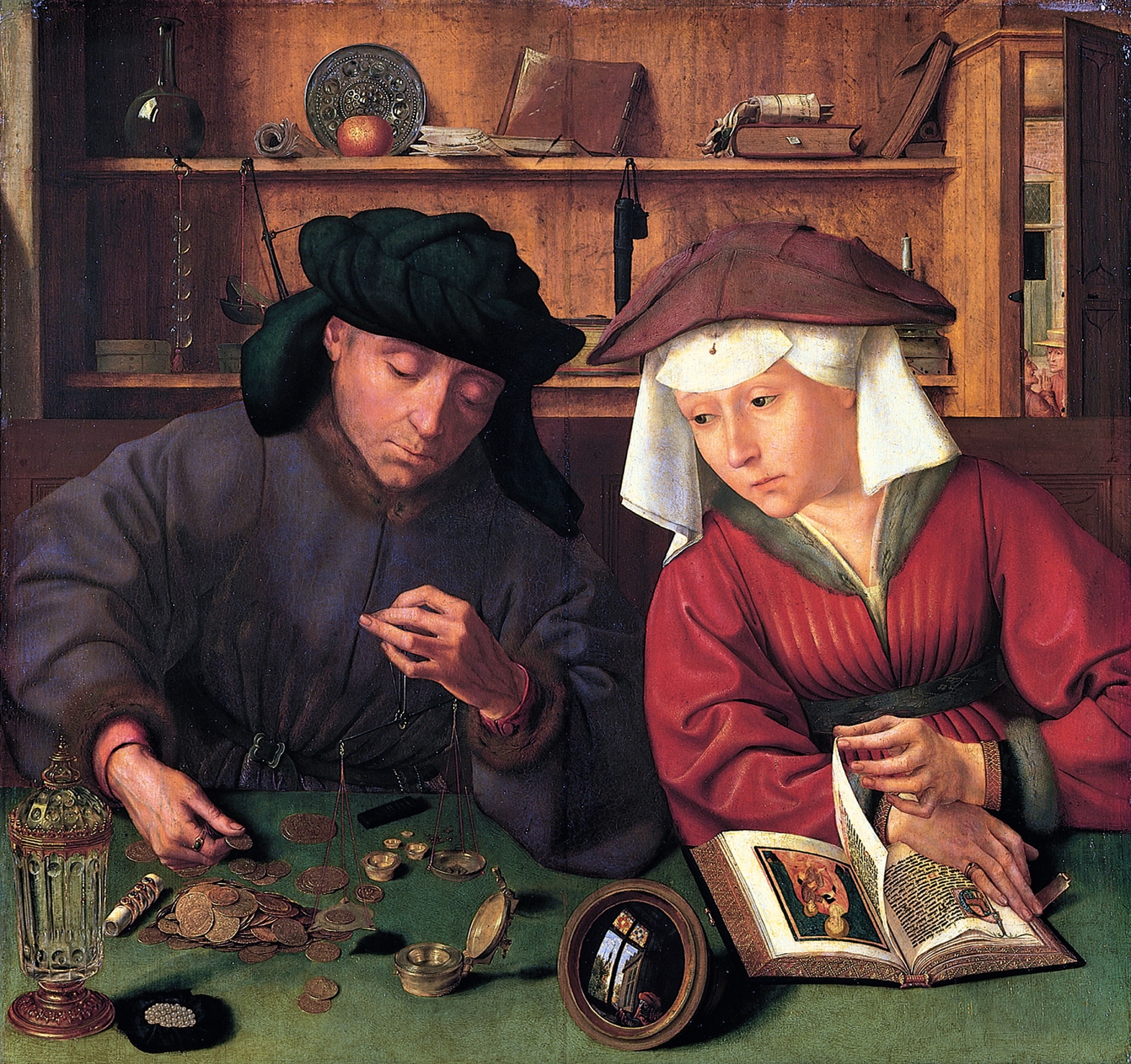 The Money Changer and His Wife — Quentin Massys